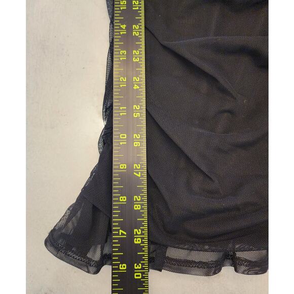 Princess Polly Farah Mini Dress Black SZ 2 Party - Picture 9 of 9